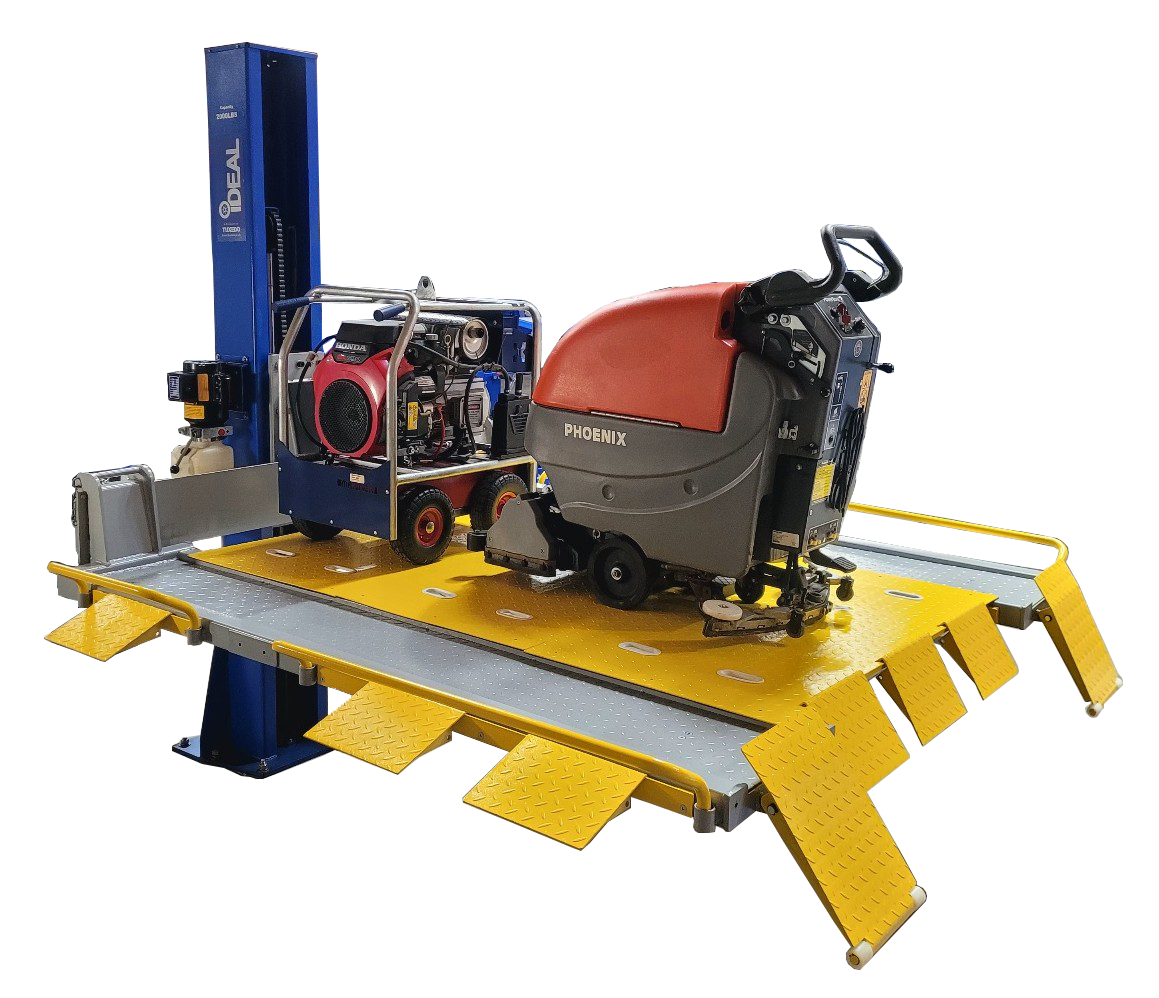 Multi-Lift Center Deck Plate Panel Kit installed on MultiLift