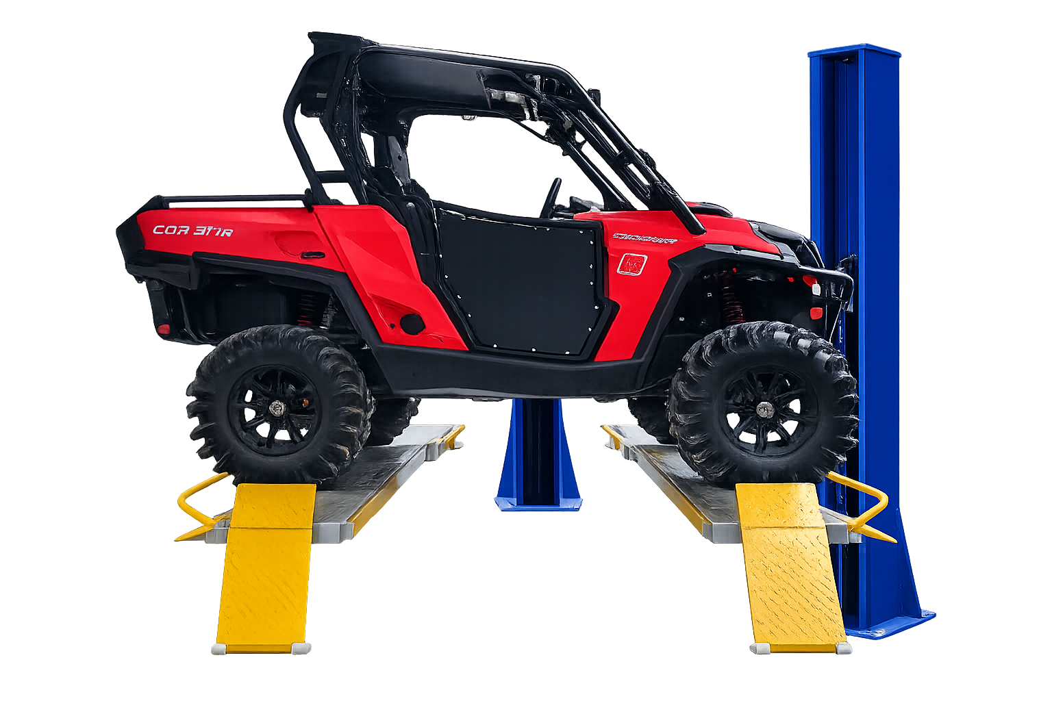 AutoLifts lift showing storage position